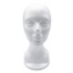 thumbnail image 4 of Espuma Ligera Maniquí Cabeza Modelo Sombrero Peluca Gafas Soporte De Exhibición Blanco 07, 4 of 5