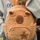 thumbnail image 2 of Student School Bag Capibala Plush Capybara Bag Casual All-match Fur Bag Large Capacity Backpack School Bag Mochila, 2 of 3
