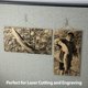 thumbnail image 4 of Tablas de MDF Officemate 15x23 cm 1/8" Pack de 20, 4 of 7
