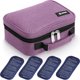 thumbnail image 1 of Estuche de viaje con enfriador de insulina AUVON – 4 paquetes de gel de 160 g, 1 of 9