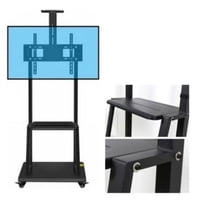 Genérico - Soporte Tv Base Pedestal Rueda Televisor De 32 A 70 Pulgadas