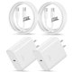 thumbnail image 1 of Cargador Tipo C Linboll 45 W Pack de 2 con cable de 1,8 m, 1 of 7