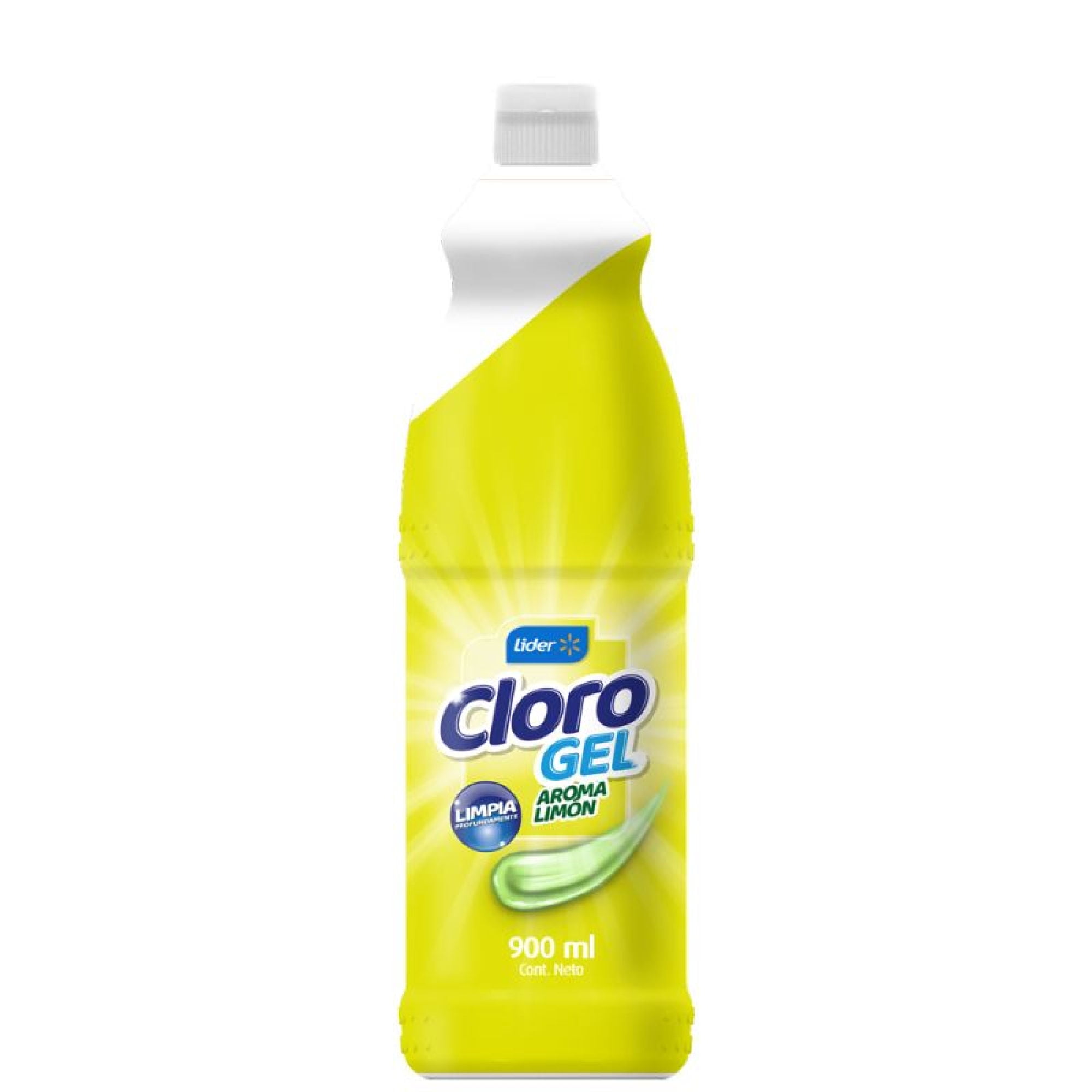Cloro Gel Limón Botella 900 ml Lider