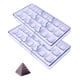 thumbnail image 1 of Pack X2 Moldes De Chocolate Molde Policarbonato Piramide Blanco, 1 of 8