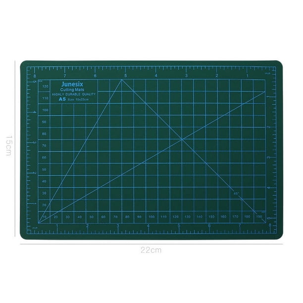 Craft with Precision: 1pc A5 Self-Healing Cutting Mat with Rotary Cutter for Sewing, Quilting, and Scrapbooking Projects - Handy, Colorful, and Big with Inside Support Layer