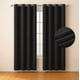 thumbnail image 1 of Cortinas Blackout 2 Paños 140x220 Lino Doble Faz Negro, 1 of 3