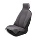 thumbnail image 1 of Funda de asiento de coche DryVaseat Premium de microfibra impermeable gris, 1 of 6