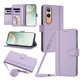 thumbnail image 1 of Funda Billetera de Cuero Sintético para OnePlus Nord CE4 Lite 5G, Morado Claro, 1 of 6