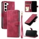thumbnail image 3 of Funda Cartera para Samsung Galaxy S23 Plus Tapa con Ranuras, Soporte y Correa Rojo, 3 of 5