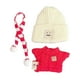 thumbnail image 1 of Conjunto De Suéter Y Bufanda Para Muñecas En Miniatura, Gorro Y Bufanda Para Muñecas De Peluche, Colgante Para Muñecas De Niña, Conjunto De Suéter Rojo Para Muñecas, 1 of 3