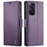 Caseme Tipo Cartera Xiaomi Redmi Note 11 Pro 4G/5G Con Cierre Magnético, Rfid, Tarjetero, Soporte, Carga Inalámbrica