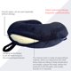 thumbnail image 4 of Almohada de Cuello de Viaje Gosider de Espuma Viscoelástica en Forma de U con Terciopelo, 4 of 6
