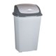 thumbnail image 1 of Papelero Tapa 90L Polipropileno Gris, 1 of 1