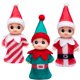 thumbnail image 1 of Juego de regalo JOYIN de 3 muñecos de peluche pequeños navideños de 11 x 4 cm, 1 of 8