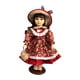 thumbnail image 1 of Muñeca De Porcelana Encantadora De 30cm, Figura De Personas Con Vestido Floral, Sombrero, Conjunto De Regalo, 1 of 2