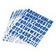 thumbnail image 1 of Uxcell Juego de Pegatinas de Letras y Números de Vinilo Impermeable Autoadhesivo de 1 pulgada, 8 Hojas Azul Oscuro, 1 of 6