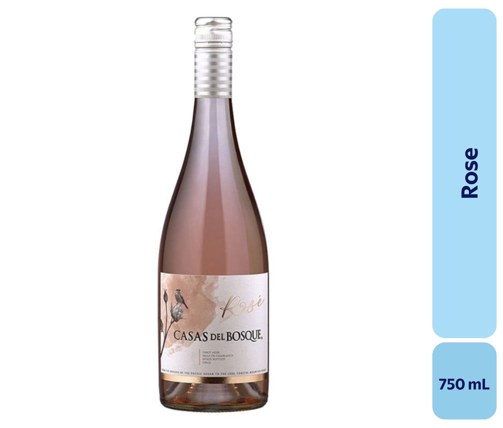 Casas Del Bosque - Vino Rose Botella