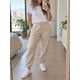 thumbnail image 1 of Pantalon Buzo Jogger Deportivo Casual Ajustable 285g Algodon Beige Liso L, 1 of 3