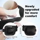 thumbnail image 4 of Parches oculares RIKEYO 3D para adultos, médicos, ajustables, negros, 4 of 8