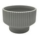 thumbnail image 1 of Maceteros Maceta De Ceramica Copon Lineas Gris Mate L, 1 of 7