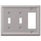 thumbnail image 1 of Placa de pared AMERELLE Chelsea Steel con doble palanca o balancín individual, 1 of 4
