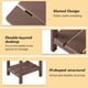 thumbnail image 3 of Mesa Auxiliar Apolimi de 42 cm, 2 Niveles, Resistente a la Intemperie, 3 of 7