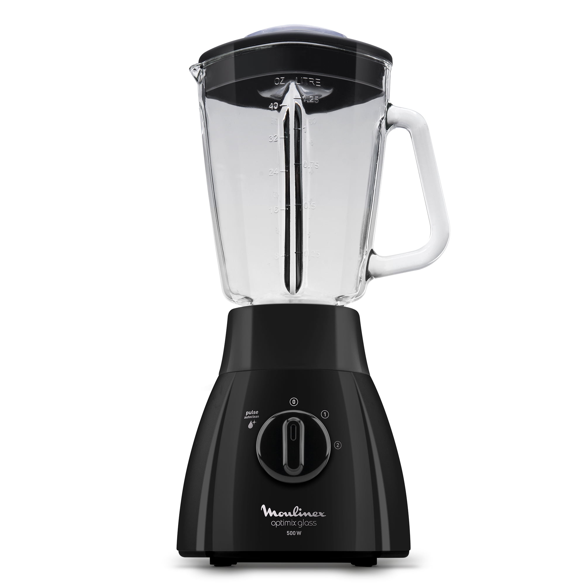Licuadora Optimix Negra 2v 500w Moulinex
