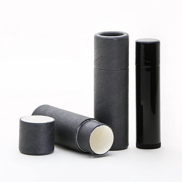 Tubos para bálsamo labial KJ's Krafts 21x71 mm negro, paquete de 50