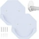 thumbnail image 1 of Upgrade Your Shower Experience with 2pcs Adhesive Shower Curtain Rod Tension Holders - Easy Stick On Wall Brackets with Extra Support for a No-Damage Installation in Your Bathroom or Cloakroom, 1 of 5