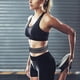 thumbnail image 4 of Riñonera deportiva elástica, riñonera con bolsillo con doble cremallera, riñonera impermeable para correr, 4 of 5