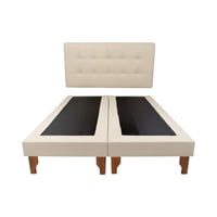 Diseños Valestrini - Cama King Lino Crudo