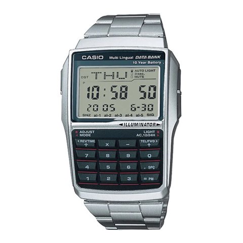 Reloj Digital Plateado Casio Dbc-32D-1A