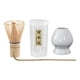 thumbnail image 2 of Matcha Ceremony Set Matcha Whisk Stand Matcha Whisk Para Amigos Regalos Crack Matt White, 2 of 5