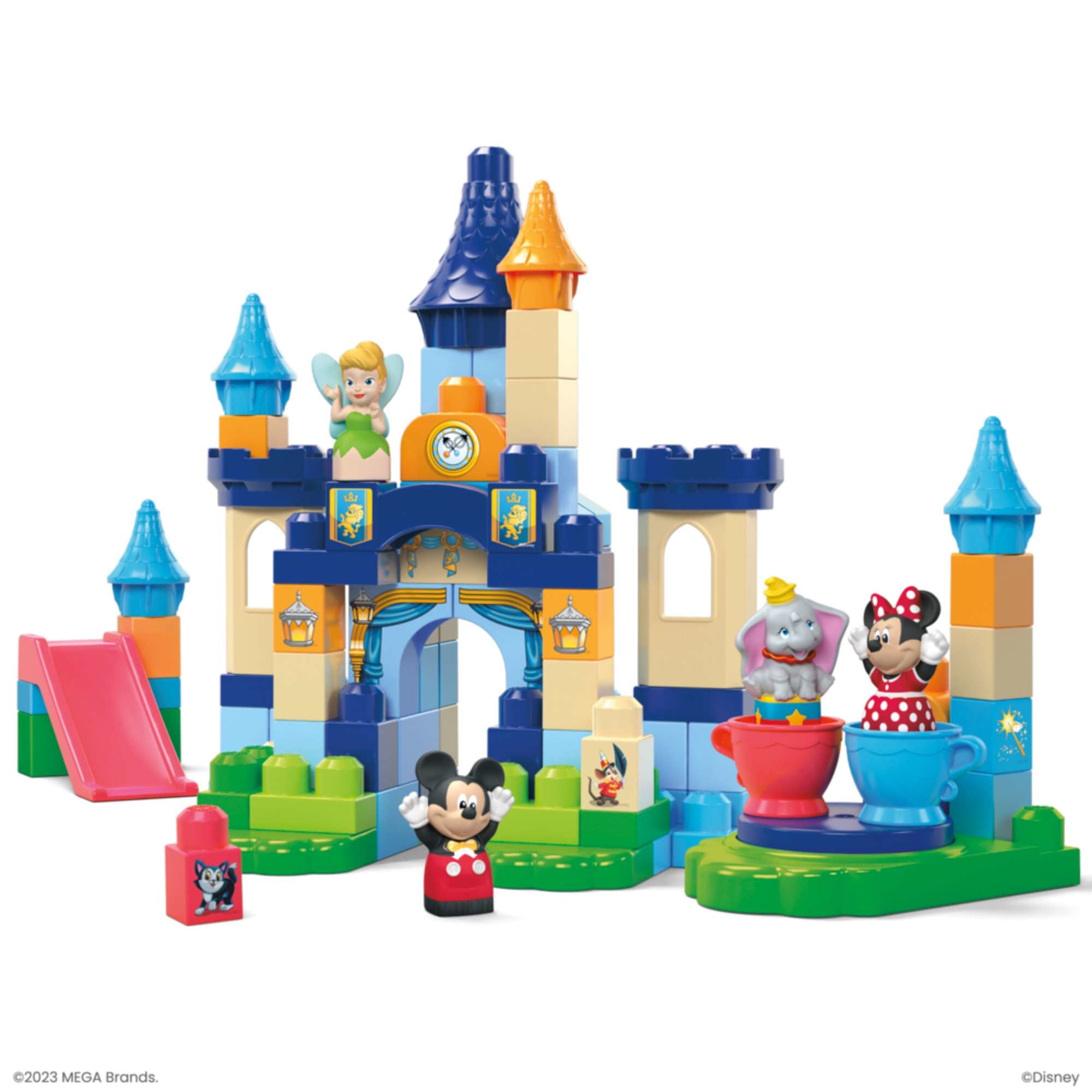 Legos Y Bloques Castillo Celebración Disney - Juguete Armable - Mega Bloks®.