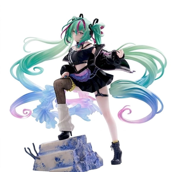 Figura Thunder Tech Hatsune Miku – ¡Punk! 20 × 23 cm