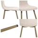 thumbnail image 5 of Pack 4 Sillas Comedor Sitial Gold Juliet Beige, 5 of 6