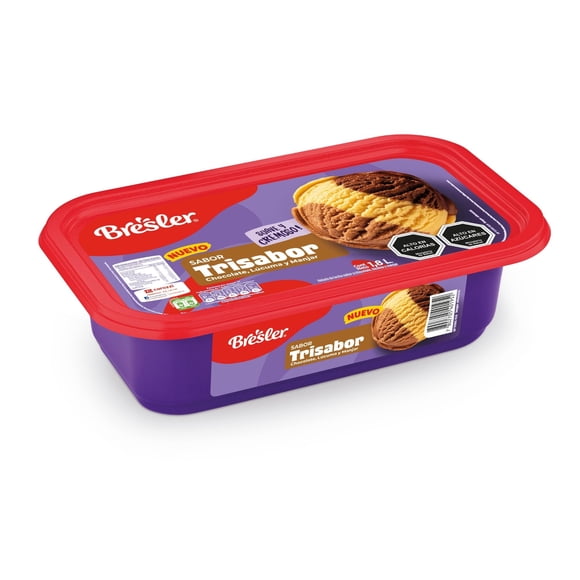 Helado Trisabor Chocolate, Lúcuma y Manjar Cassata, 1.8 L