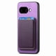 thumbnail image 5 of Funda de Cuero Magnética con Tarjetero para Samsung Galaxy S25 Edge Cubierta Delgada Morado, 5 of 5