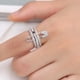 thumbnail image 2 of Anillo creativo de tres colores, anillo desmontable, personalidad femenina, microincrustaciones, anillo de pin de circonita AAA, 2 of 5