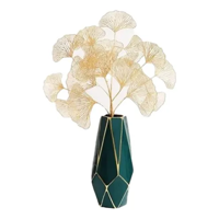 Genérico - Hojas Huecas Doradas Artificiales Vara Grande