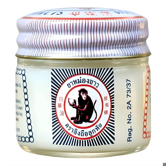 Bálsamo medicinal White Monkey Holding Peach, 18 g, de Tailandia