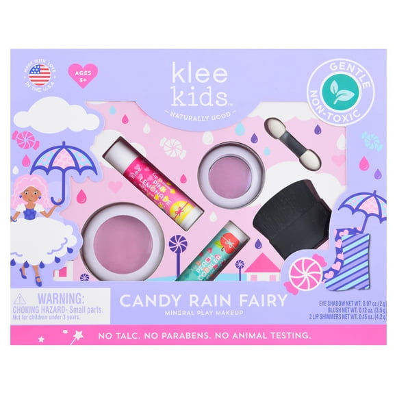 Kit de maquillaje Klee Naturals Candy Rain Fairy Non-Toxic USA