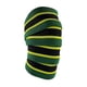 thumbnail image 5 of Rodillera Vendaje Portátil Multifuncional 1 Pieza Para Squat Gym Trabajando Verde Amarillo Negro, 5 of 5