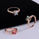 thumbnail image 5 of Anillos de Compromiso de Moissanita de 1 Uds Color D VVS1 Anillos de Diamante de Plata Esterlina S925 Verde/rojo/rosa Anillos de Moissanita para Mujer con Certificado, 5 of 9