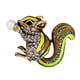 thumbnail image 3 of Crystal Rhinestone Children Lindo Ardilla Animal Broche Adornos Adornos Amarillo, 3 of 5
