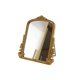 thumbnail image 1 of Espejo de maquillaje HSDDHOME vintage con arco de madera dorado, 30 x 24 cm, 1 of 9