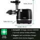 thumbnail image 4 of Extractor De Masticación Lenta Juicer H3000r 150 W Color Negro, 4 of 5