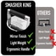 thumbnail image 3 of Prensa para hamburguesas SMASHER KING de acero inoxidable de 14 cm, 3 of 7