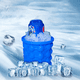 thumbnail image 4 of Fabrica pepitas de hielo pequeñas para cócteles, bandejas de hielo cilíndricas para máquina de hielo picado, 4 of 5
