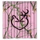 thumbnail image 1 of Cortina de ducha con diseño de camuflaje rosa, juego de cortinas de baño con ganchos, tamaño 66 x 72 pulgadas, 1 of 3